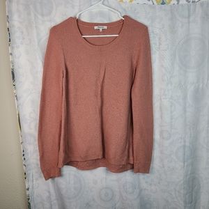 Madewell Riverside Textured Knit Mauve sweater size Small GUC